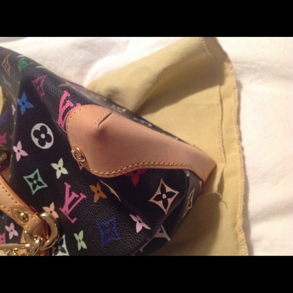 Authentic Louis Vuitton Audra bag black multicolor - Picture 4 of 8